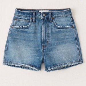 Abercrombie & Fitch Ultra High Rise Mom Shorts